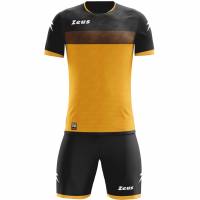 Zeus Icon Teamwear Set Jersey with Shorts amber black