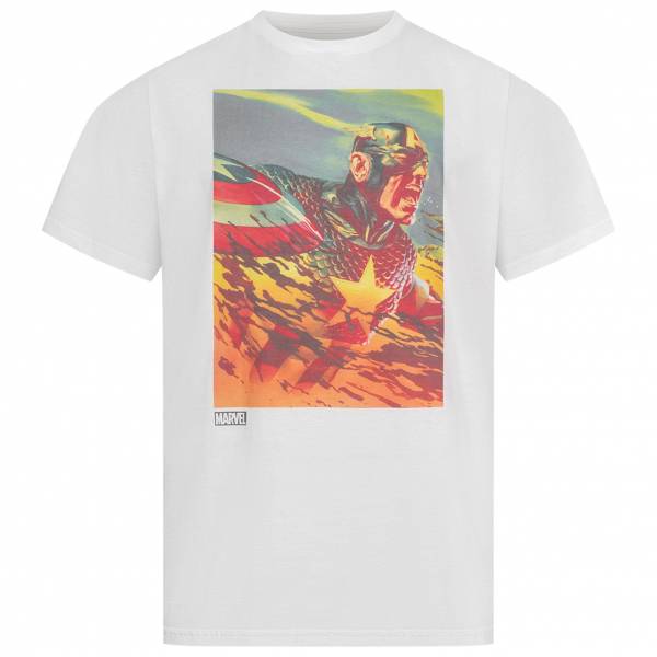 Captain America Marvel Mężczyźni T-shirt MAMTS092WHT