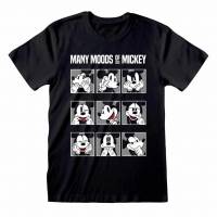 Mickey Mouse Disney Many Moods of Mickey Men T-shirt MIC03965TSB