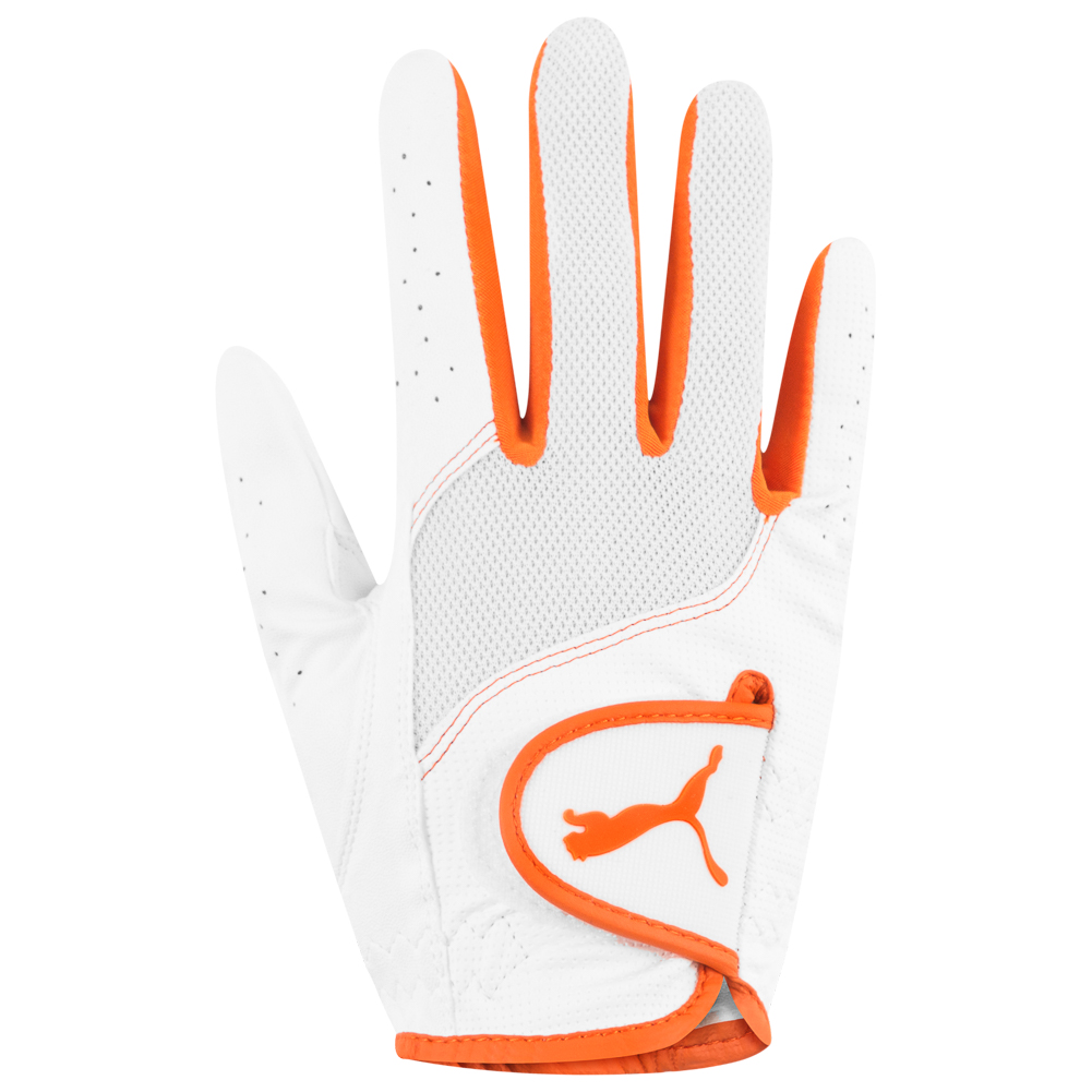 puma orange golf glove