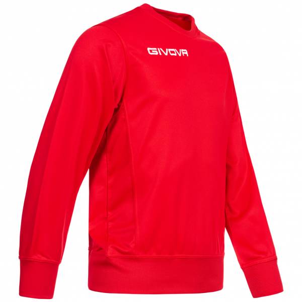 Felpa girocollo blu da uomo con logo Givova Felpa girocollo blu da uomo con logo Givova
