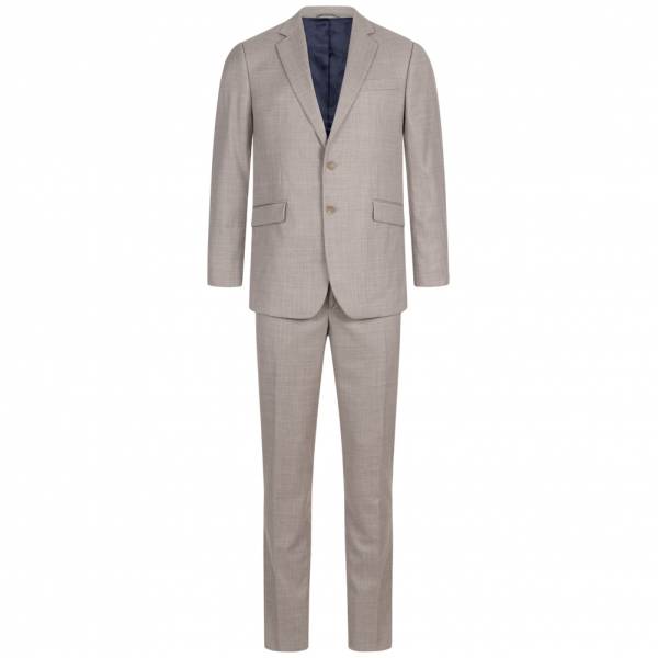 Hackett London Mayfair Nature Wool Hopsack SB2 Hommes Costume HM422745R-844