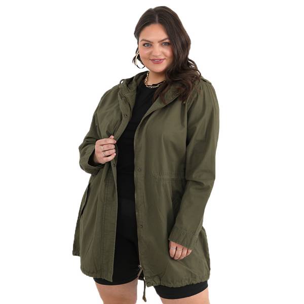 BRAVE SOUL Meredith Plus Size Damen Parka XLJK-MEREDITH