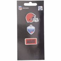 Cleveland Browns NFL Pines metálicos Set de 3 BDNF3HELCL