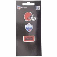 Cleveland Browns NFL Metalowe przypinki 3 szt. BDNF3HELCL