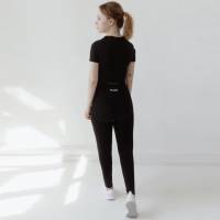 Vorschau: JELEX "Chiara" Donna Top da fitness a maniche corte nero Vorschau: JELEX "Chiara" Donna Top da fitness a maniche corte nero