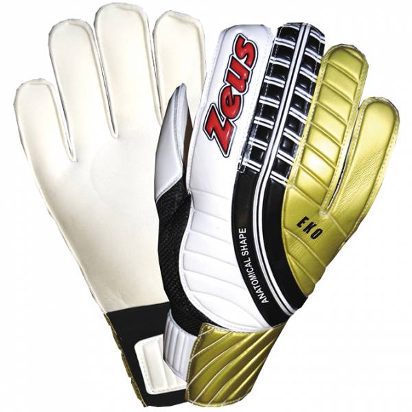 Zeus Eko Goalkeeper&#039;s Gloves white gold