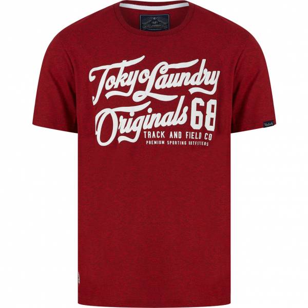 Tokyo Laundry Zinger Mężczyźni T-shirt 1C18214 Czerwony młynek