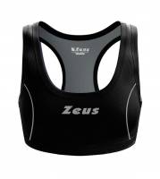 Zeus Top Volley Pro Donna Reggiseno sportivo nero/grigio