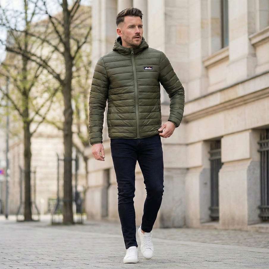 ellesse スキーウェア Lサイズ アイボリー/ブラウン ellesse Mazzarino Men Winter Jacket SOP23829-Khaki | SportSpar.com