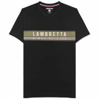 Lambretta Chest Stripe Hommes T-shirt SS0157-BLK