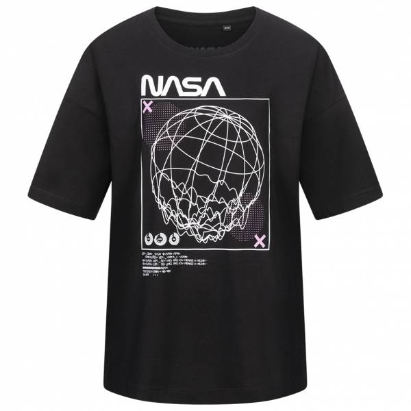 NASA Digital Wave Mujer Camiseta AILTS041BLK