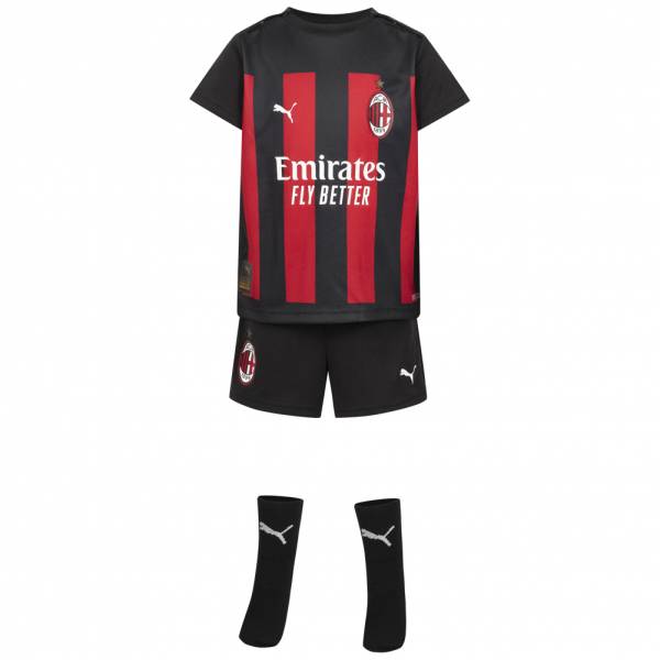 A.C. Milan PUMA Bebé Conjunto de fútbol de primera equipación 765831-01