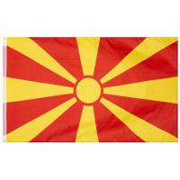 Nordmazedonien Flagge MUWO 