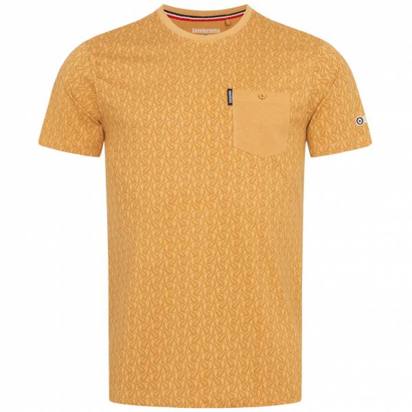 Lambretta Paisley Allover Print Herren T-Shirt SS6807-BISCUIT