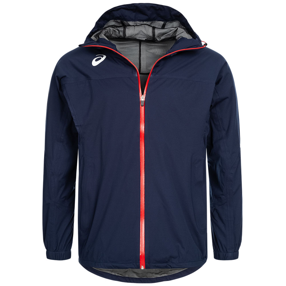 France ASICS Athletics Men Rain Jacket 