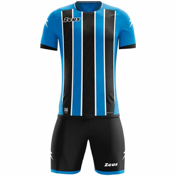 Zeus Icon Teamwear Set Trikot mit Shorts royal schwarz