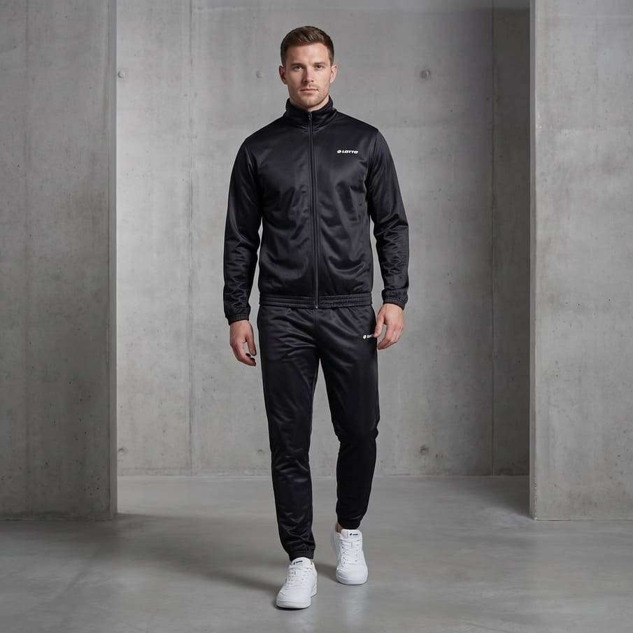 Lotto Men Tracksuit MTGX10013NET-R02-BLACK | SportSpar.com
