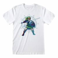 La Légende de Zelda Skyward Sword Pose Hommes T-shirt ZEL02544TSW