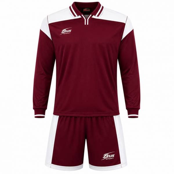 Zeus Kit Hermes Trikot-Set 2-teilig granata/bianco/nero