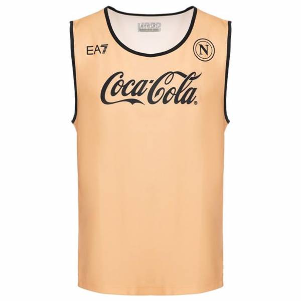 SSC Napoli EA7 Emporio Armani Mężczyźni Tank top EASSCN25T13-KREM