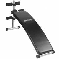 SPORTINATOR Sit Up verstellbare Trainings Hantelbank grau