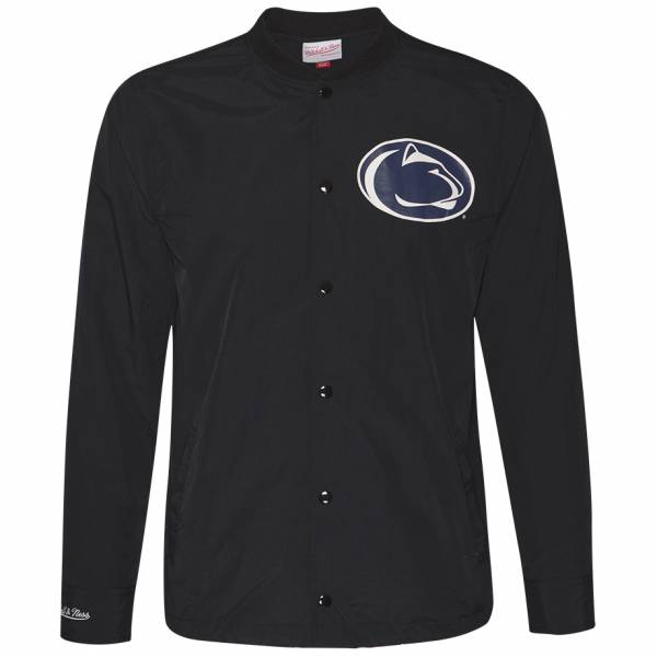 Mitchell &amp; Ness Penn State University Hommes Veste coach BFJKAJ18027-PENBLCK