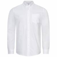 BEN SHERMAN Oxford Men Long-sleeved Shirt 0076260-WHITE