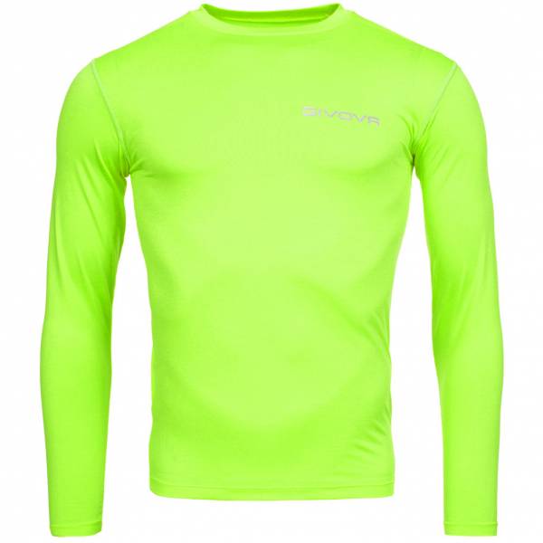 Givova Haut base-layer Corpus 3 Haut de sport jaune fluo