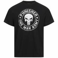 The Punisher One Man Army Men T-shirt FBMTS666BLK