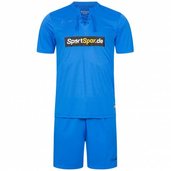 Zeus x Sportspar.de Legend Fußball Set Trikot mit Shorts royal