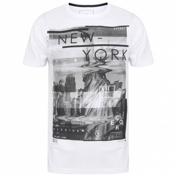 DNM Dissident Liberty Hombre Camiseta 1C12398 Blanco óptico