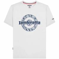 Lambretta Paisley Target Tee Herren T-Shirt SS1011-WHITE