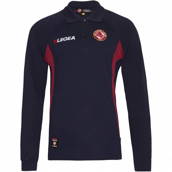 AS Livorno Calcio Legea Herren Langarm Polo-Shirt