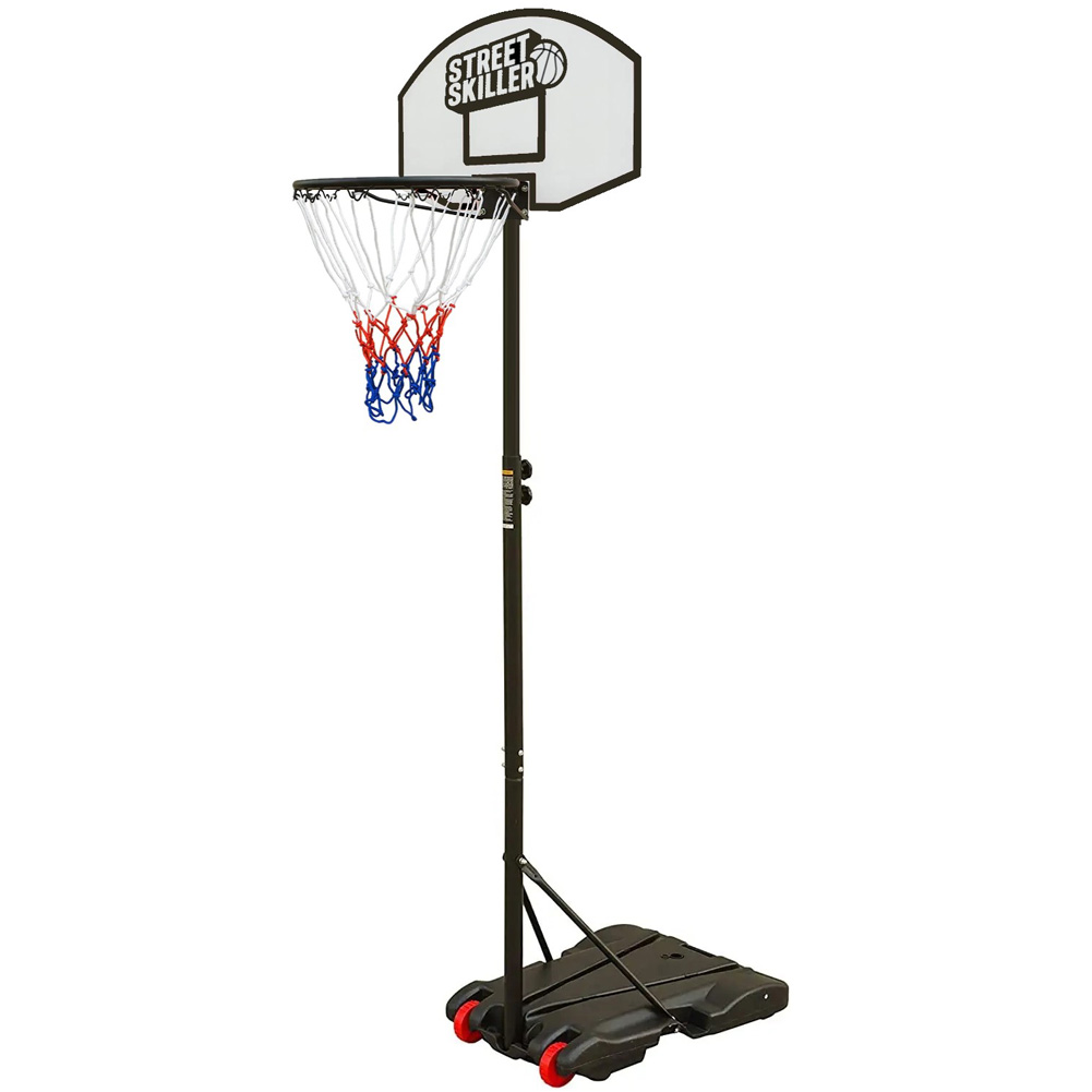 STREETSKILLER Panier de basket extérieur hauteur réglable 1,79 - 2,13 m