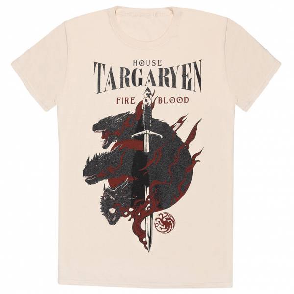 Juego de Tronos House Targaryen Hombre Camiseta GOT04600TSC
