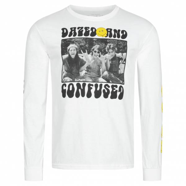 DAZED &amp; CONFUSED Photo Men Long-sleeved Top UNMLT069WHT
