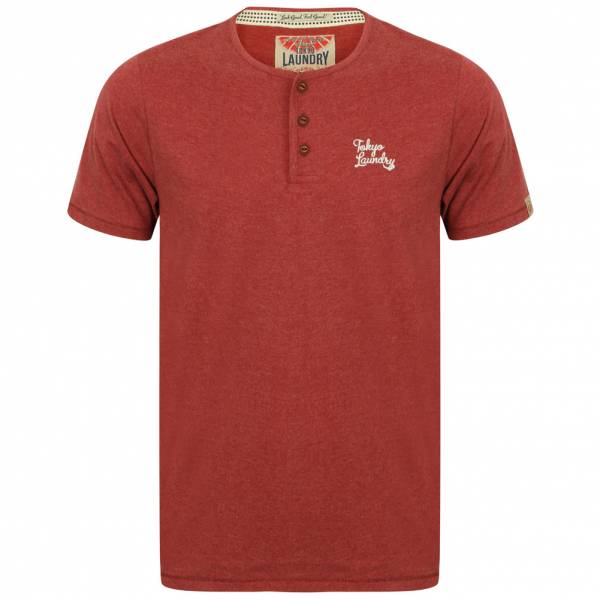 Tokyo Laundry Westby Herren T-Shirt 1C10016 Bordeaux Marl