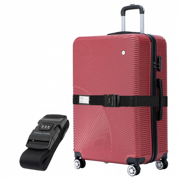 VERTICAL STUDIO "Malmö" 28" Suitcase wine red incl. FREE luggage strap