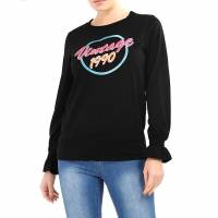 BRAVE SOUL Izzi Kobiety Bluza LSS-272IZZI CZARNY