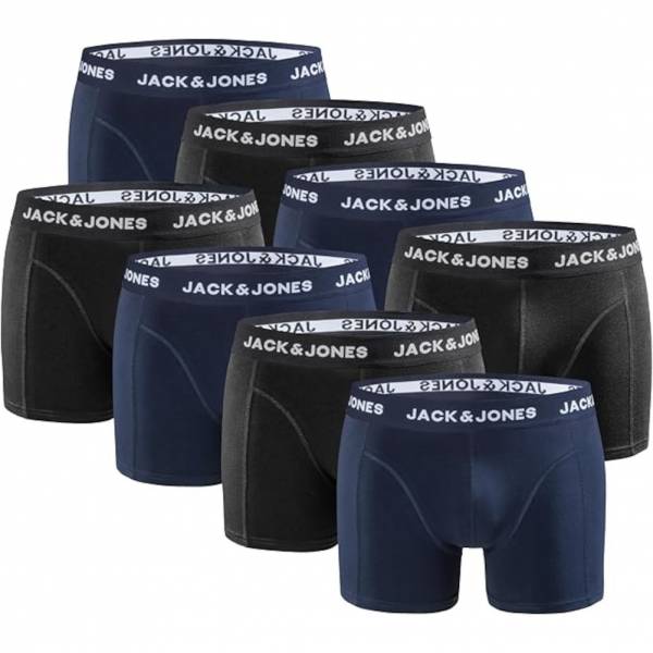 Jack & Jones Boxer Mężczyźni Bokserki Opakowanie 8 sztuk Granatowy Blazer 12259926-6-8