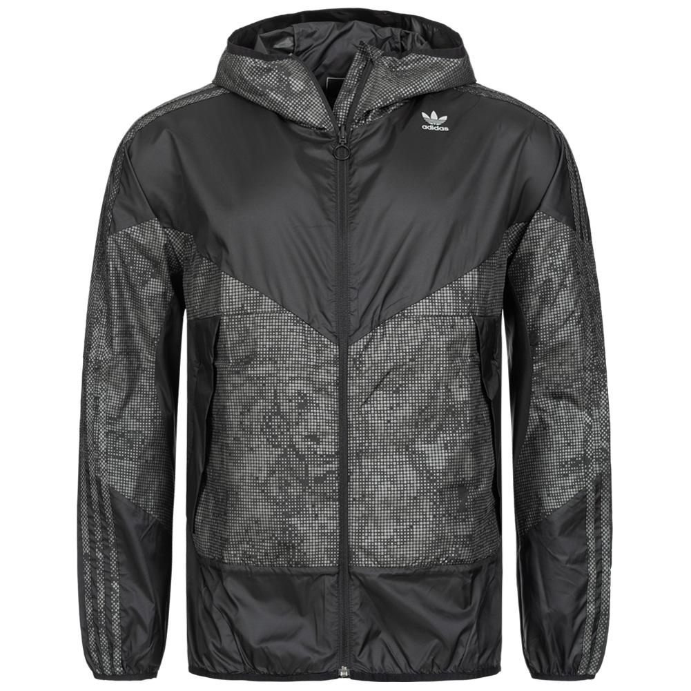 adidas originals blocked anorak jacket