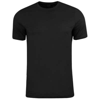 Tシャツ・カットソー PEUTEREY Men T-shirt Black PEU547299012244 NER Stretch cotton t-shirt with printed logo, color Black | Peuterey