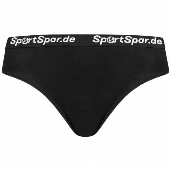 SportSpar.de &quot;Sparhöschen&quot; Donna Tanga nero