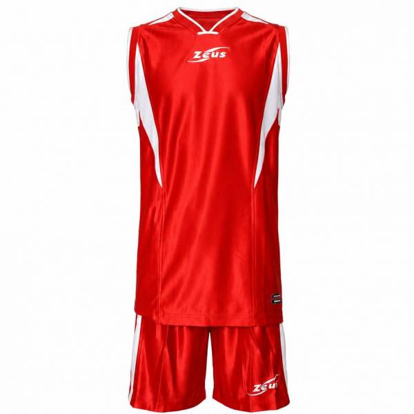 Zeus Kit Sante Koszulka koszykarska + Szorty rosso/bianco