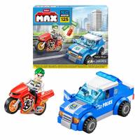 Coffret de jeu Zuru MAX CITY Police + Moto 125 pièces 4894680033139