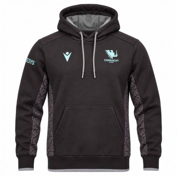 Connacht Rugby Irlandia macron Mężczyźni Bluza z kapturem 40002821