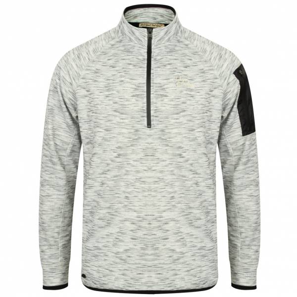 Tokyo Laundry Darowen Peaks 1/2 Zip Herren Sweatshirt 1D9800 EGG Shell