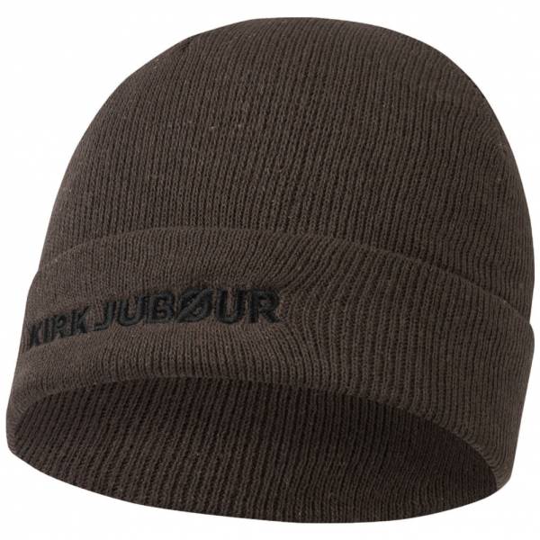 KIRKJUBØUR® "Nivis" Beanie Wintermütze braun