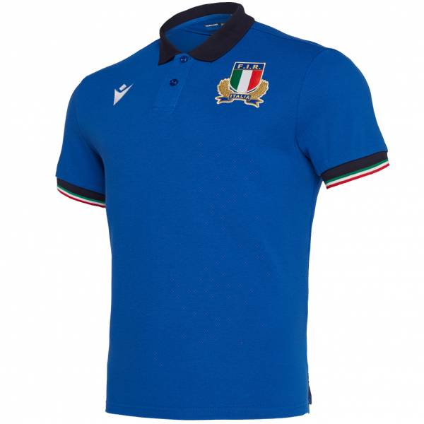 Italie FIR macron Hommes Polo sportif pour les supporters 58100102